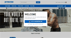 Desktop Screenshot of myprotein.com