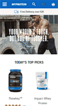 Mobile Screenshot of myprotein.com